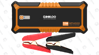 Pick Up Gooloo's 4000A Peak SuperSafe Car Jump Starter for $94, a 45% Savings